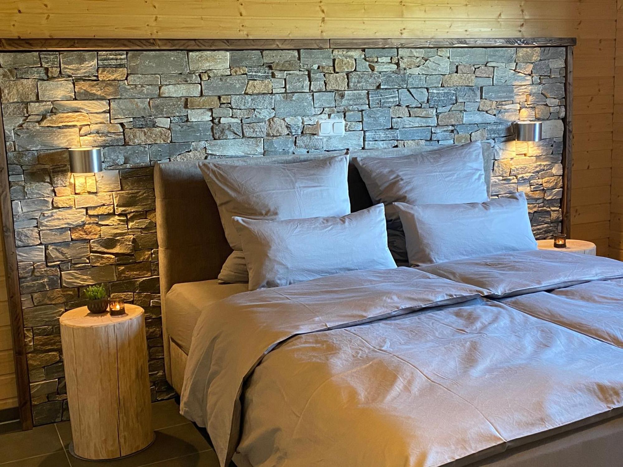 Holzhaus Onkel Fritz Mit Sauna Und Whirlwanne Esch  Екстер'єр фото